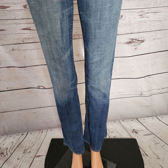 7Fam 7 For All Mankind Bootcut Low Rise Jeans Size 26 - Picture 5 of 9